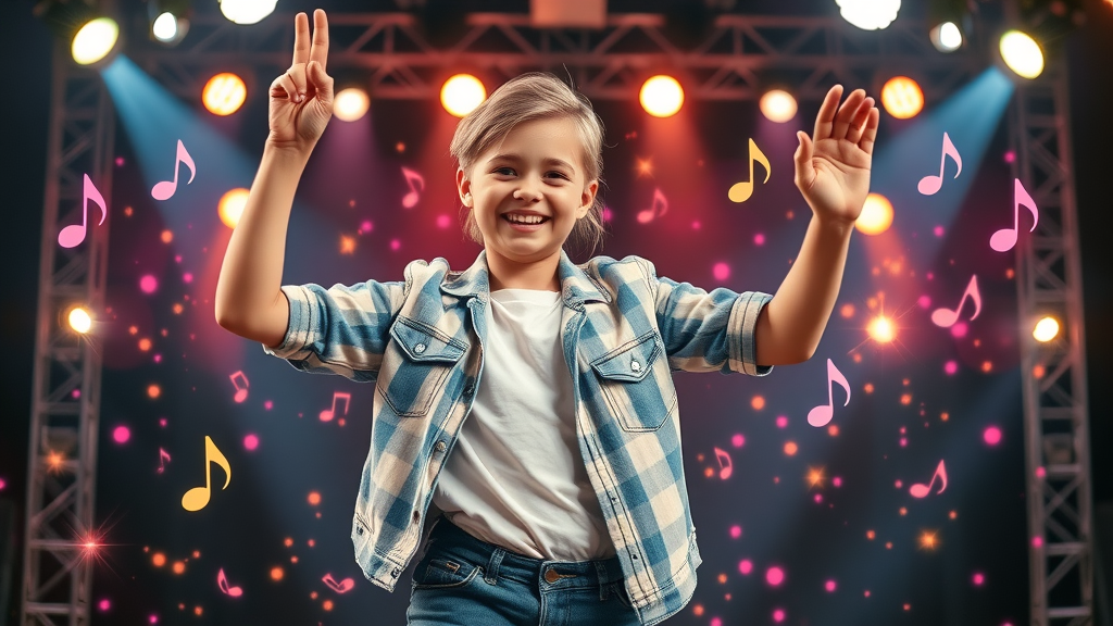teen performing viral dance on TikTok, short video, popular social media platform with energetic media content