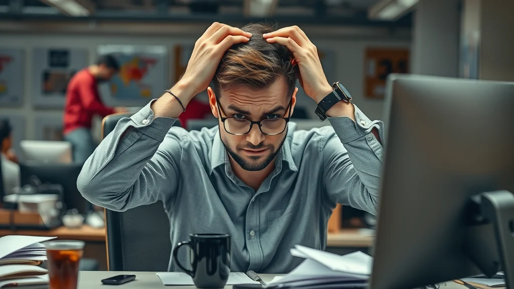 Startup founder encountering obstacles and pitfalls in entrepreneurship growth hacking